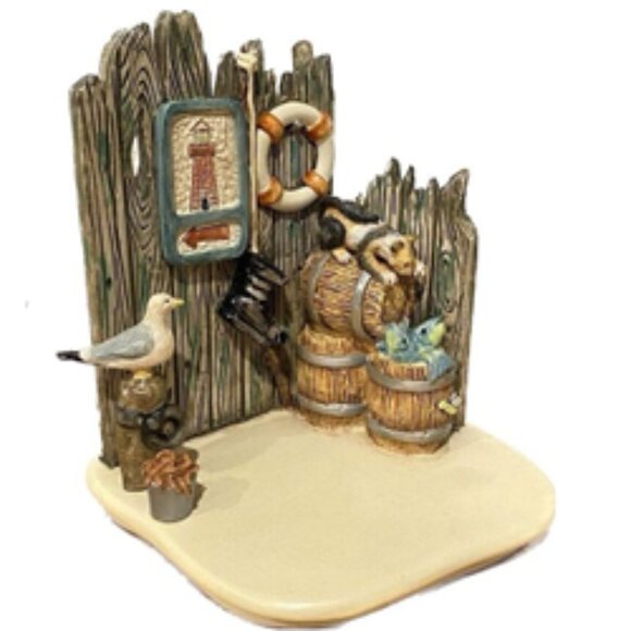 Hummel Other - Hummel  “Fisherman's Feast” Hummelscape (Scene 1029-D Display)